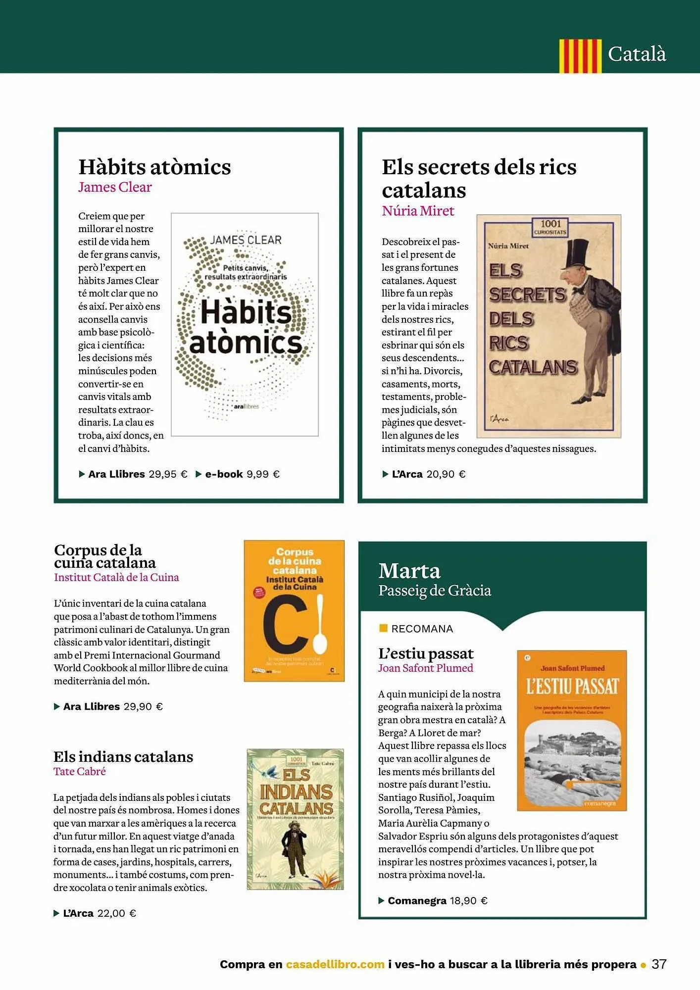 Catálogo de Folleto Casa del Libro 5 de julio al 31 de julio 2023 - Página 37