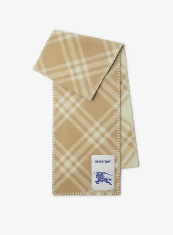 Bufanda en lana a cuadros