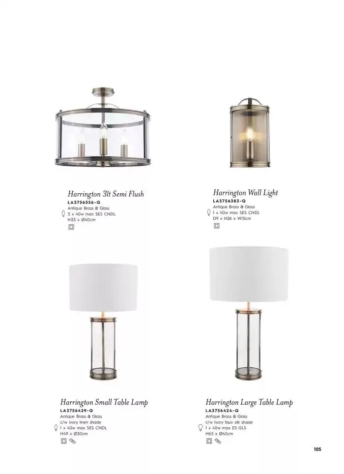 Catálogo de Lighting & Mirror Collection 12 de marzo al 31 de agosto 2025 - Página 107