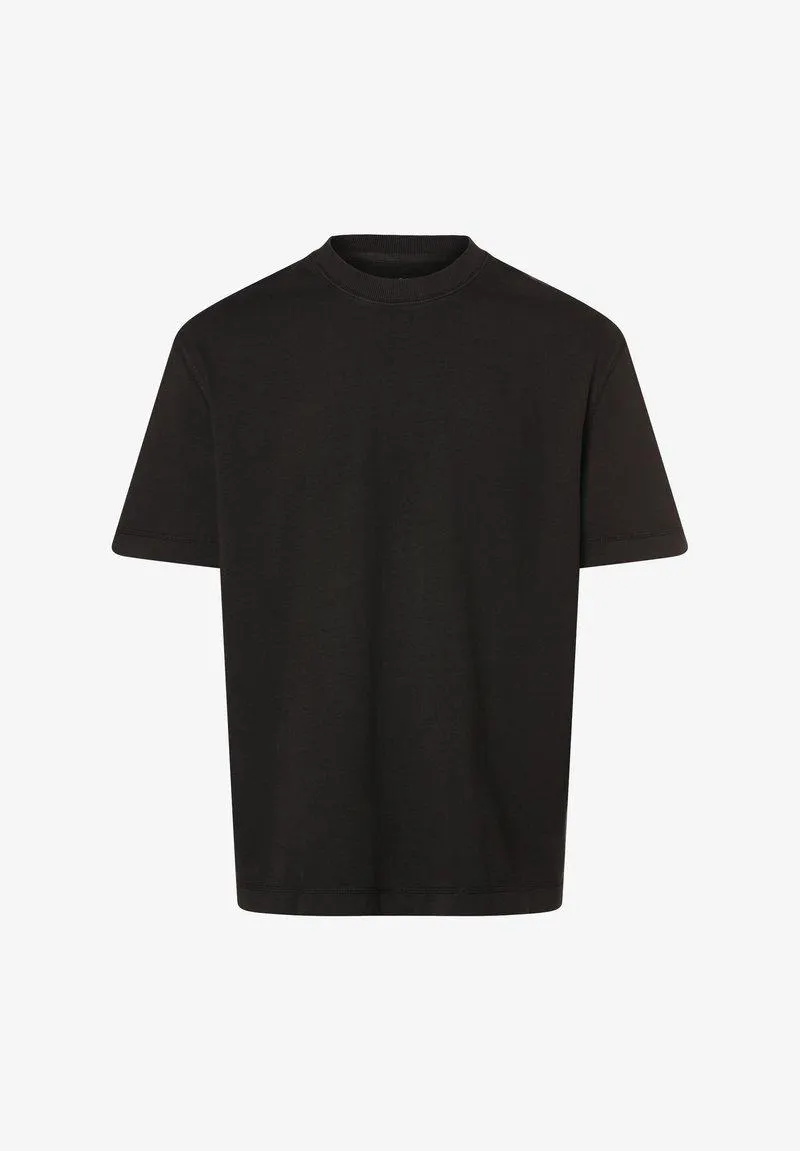 Camiseta básica - schwarz