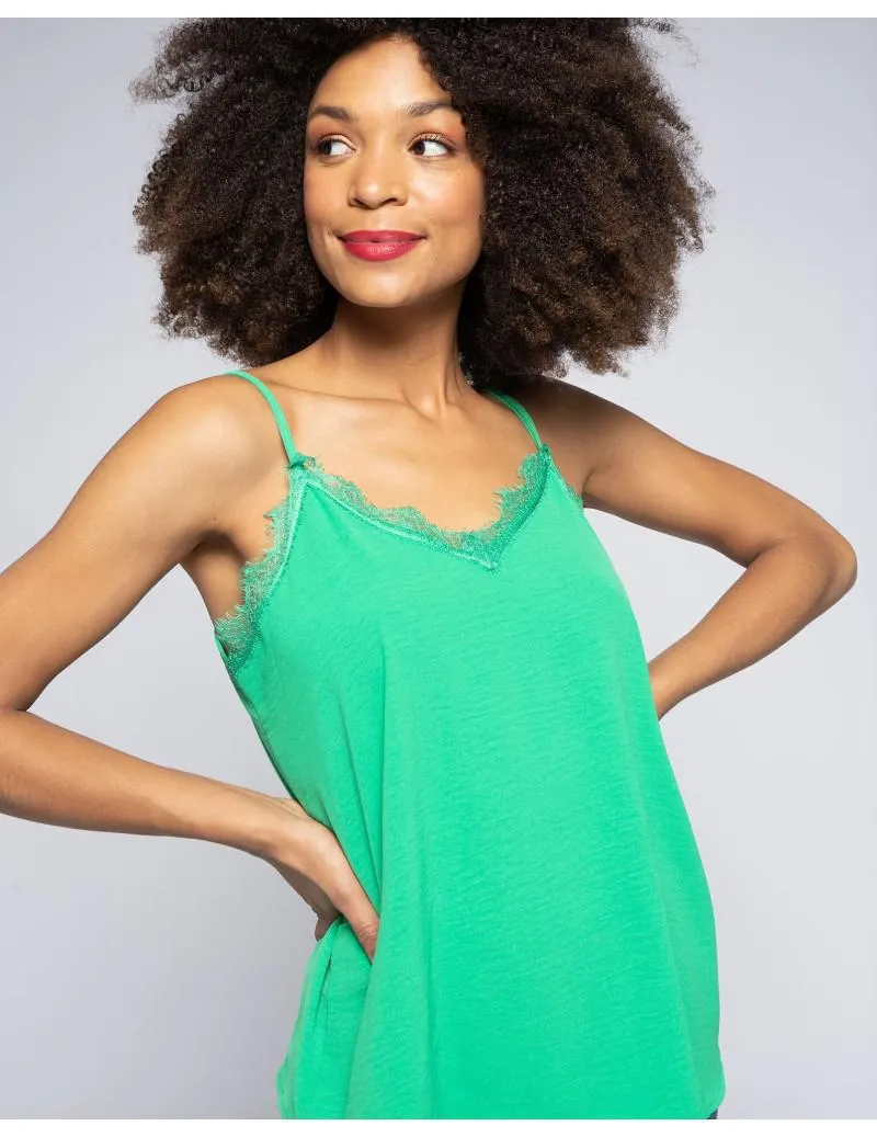 Blusa Lencera Tirante Fino