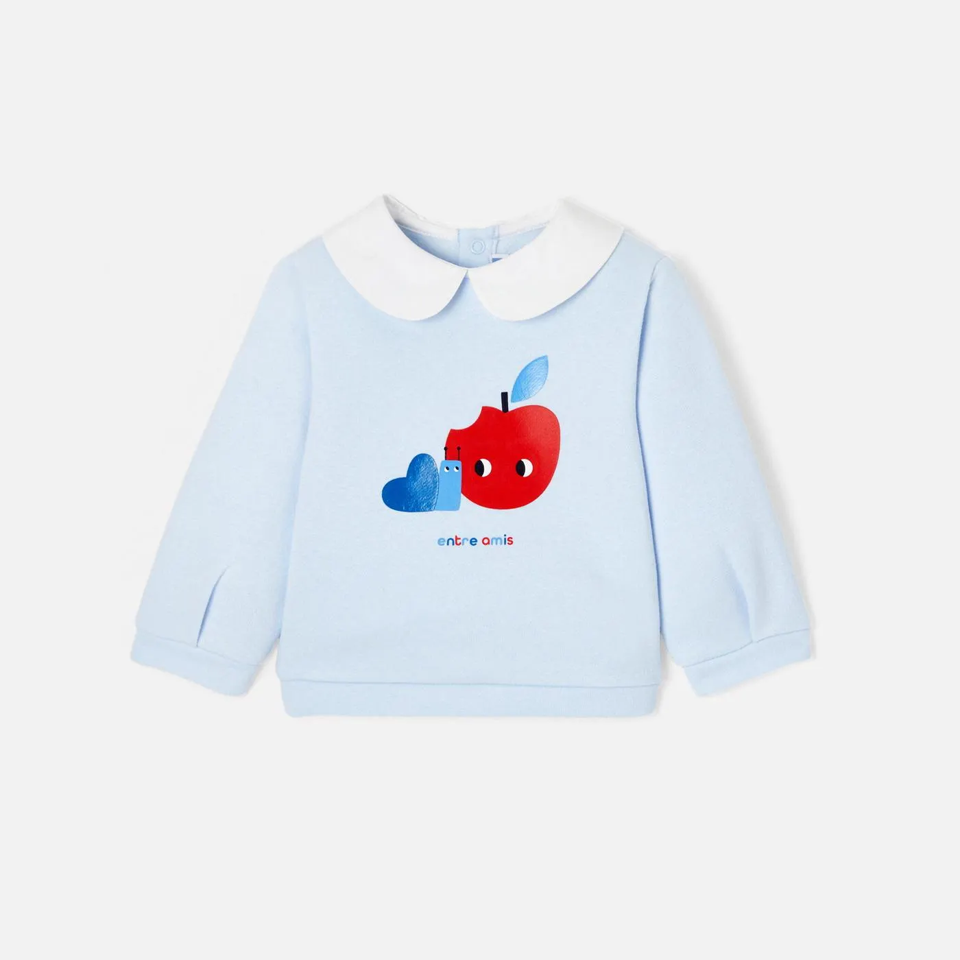 Sudadera polar bebé niña