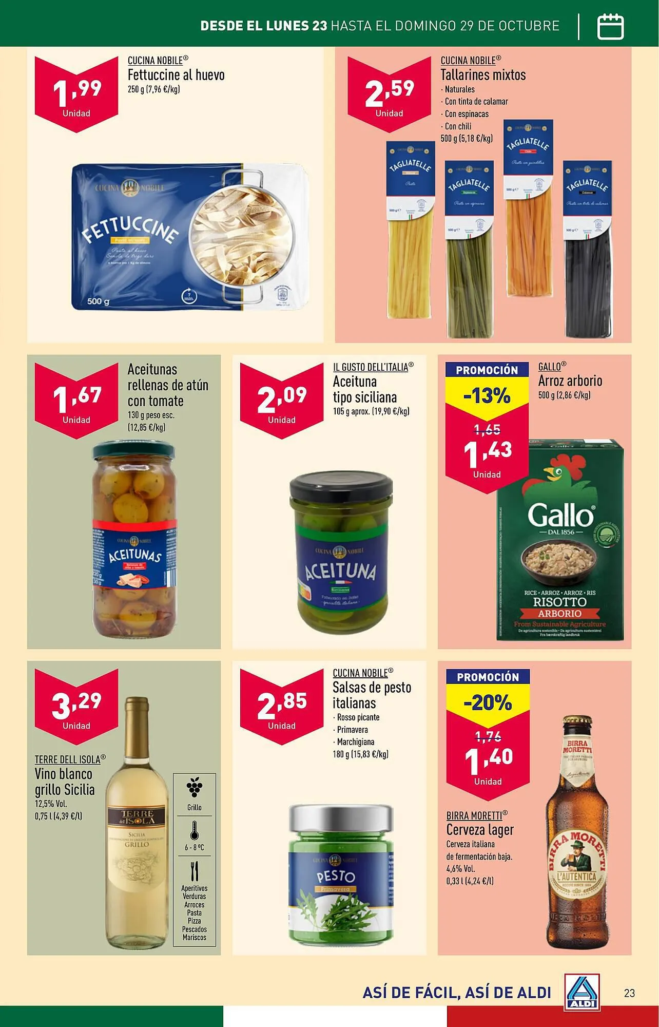 Catálogo de Folleto ALDI 18 de octubre al 24 de octubre 2023 - Página 23