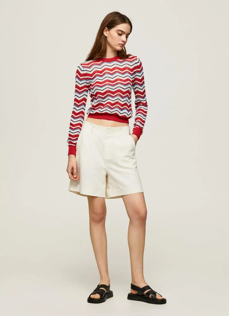 JERSEY FIT REGULAR ZIG-ZAG