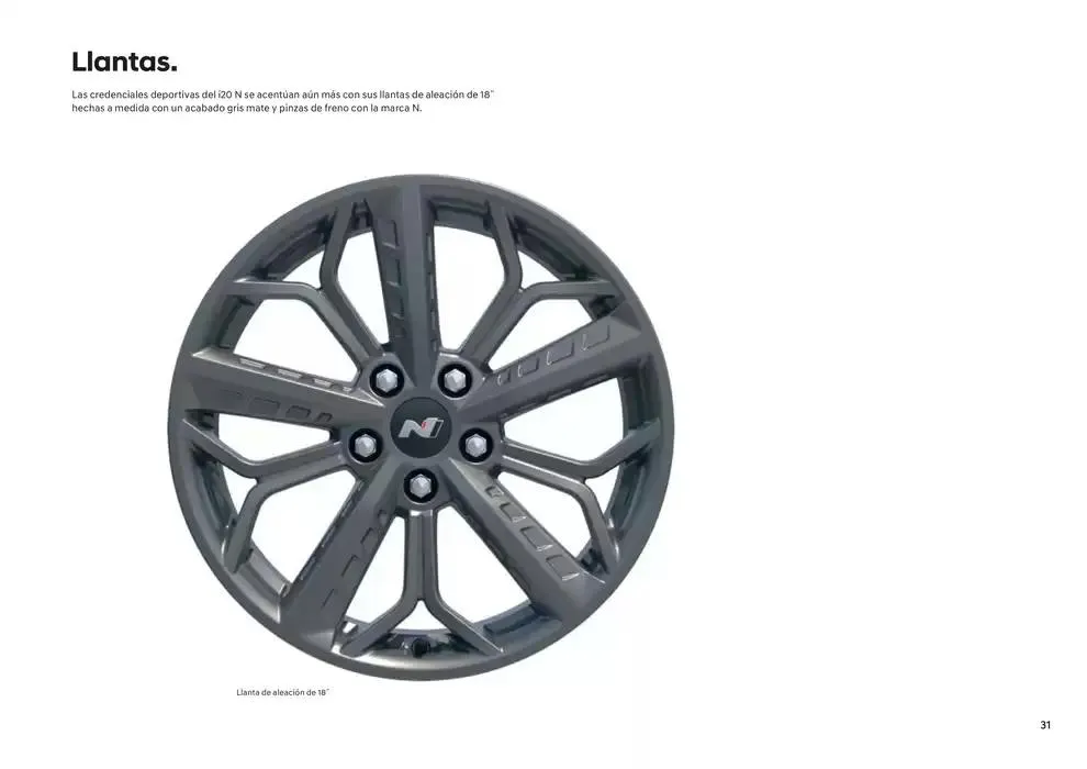 Catálogo de Hyundai - i20 N 31 de diciembre al 31 de diciembre 2025 - Página 31