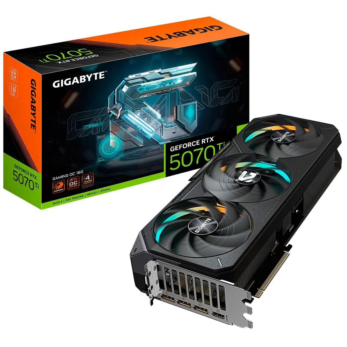 TARJETA GRÁFICA GIGABYTE GEFORCE RTX 5070 Ti GAMING 16G 9VN507TGO-00-G10