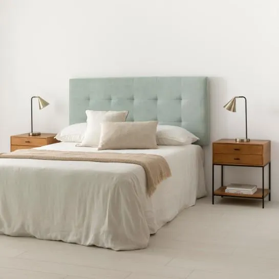 Cabecero tapizado 150/160 menta