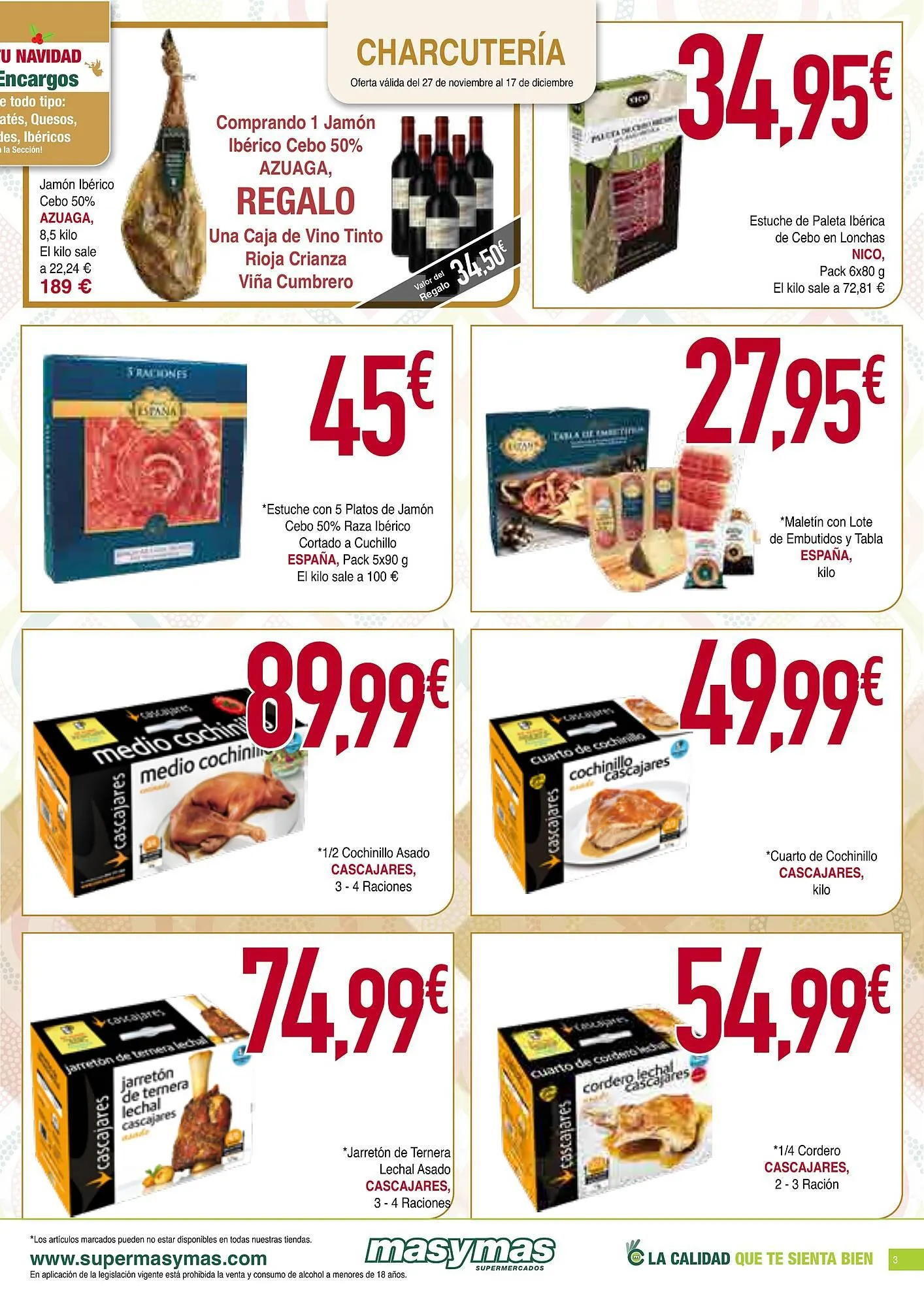 Catálogo de Folleto Masymas 27 de noviembre al 17 de diciembre 2025 - Página 3