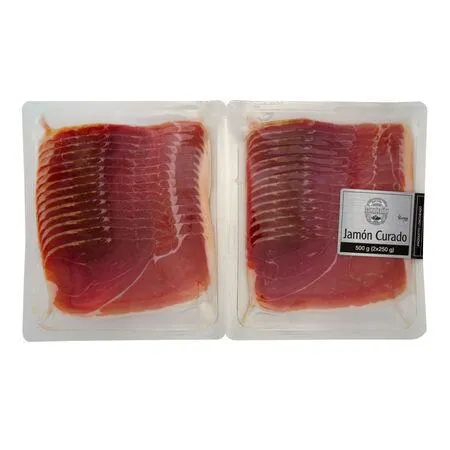 Jamón curado en lonchas Montaño pack 2 de 250g
