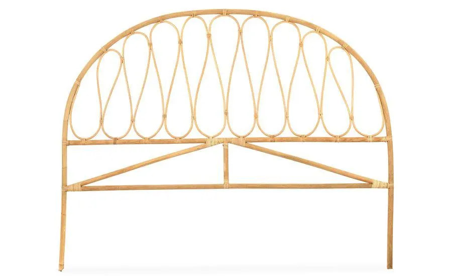 Cabecero de ratán Orohena 140cm Madera clara