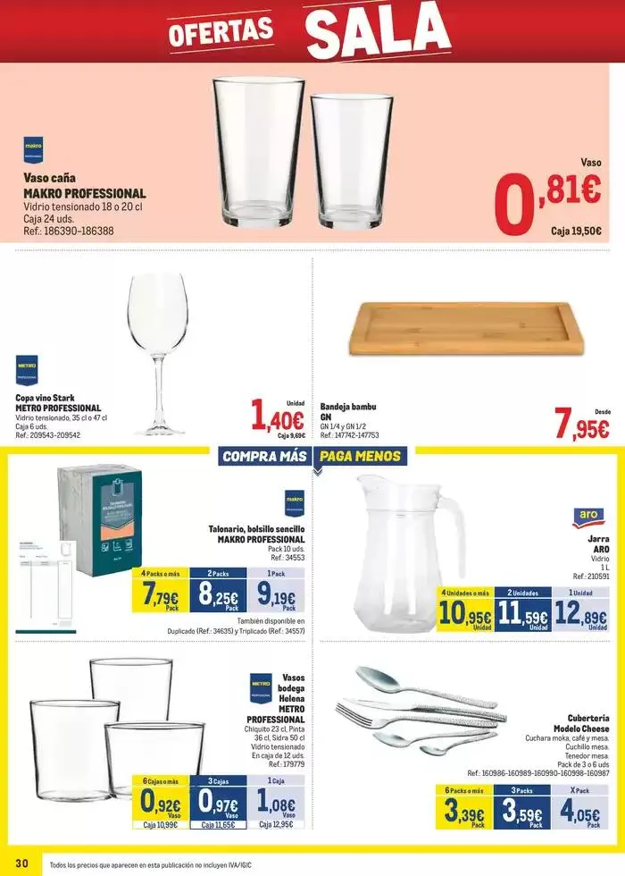 Catálogo de Makro Precios Canarias 8 de abril al 4 de mayo 2025 - Página 30