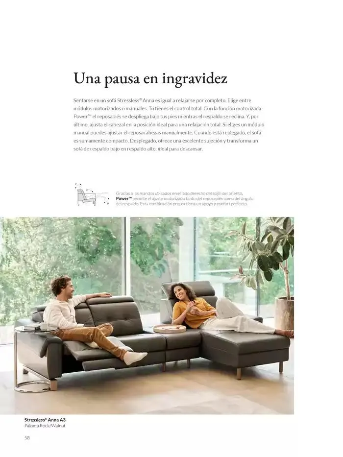 Catálogo de Catálogo Stressless 7 de marzo al 31 de agosto 2025 - Página 58