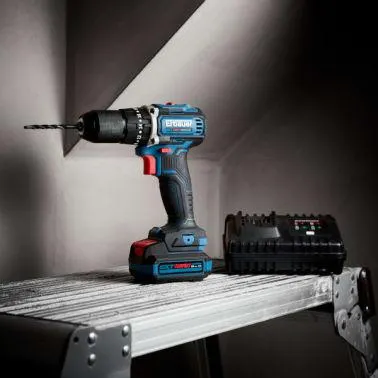 Taladro percutor 12 V brushless batería 3 Ah Erbauer