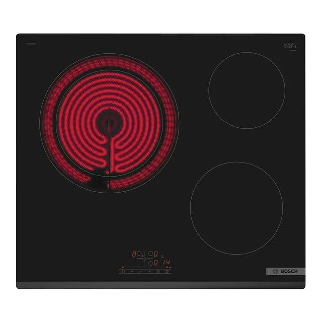 Placa vitrocerámica Bosch 3 zonas de cocción - PKK631BB8E