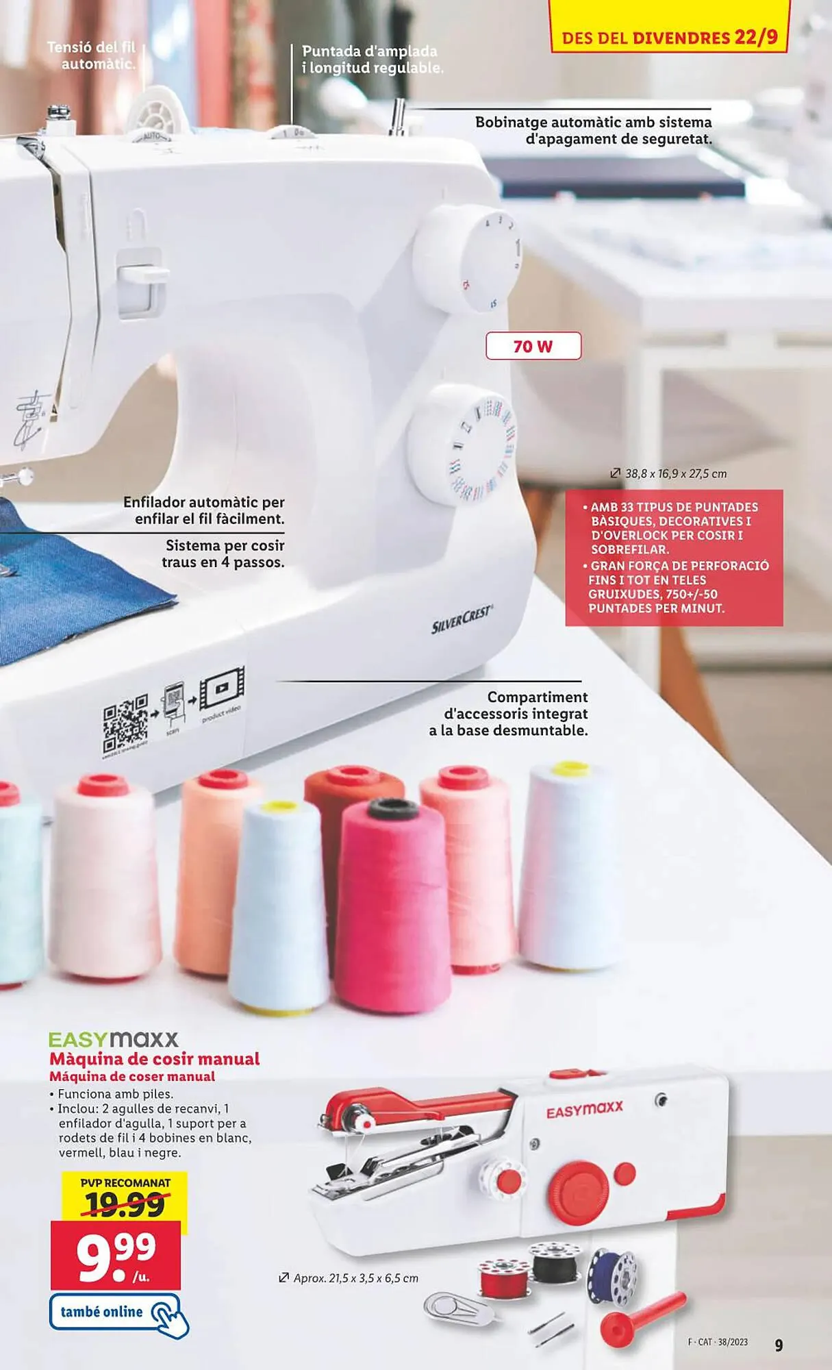 Catálogo de Folleto Lidl 18 de septiembre al 25 de septiembre 2023 - Página 9