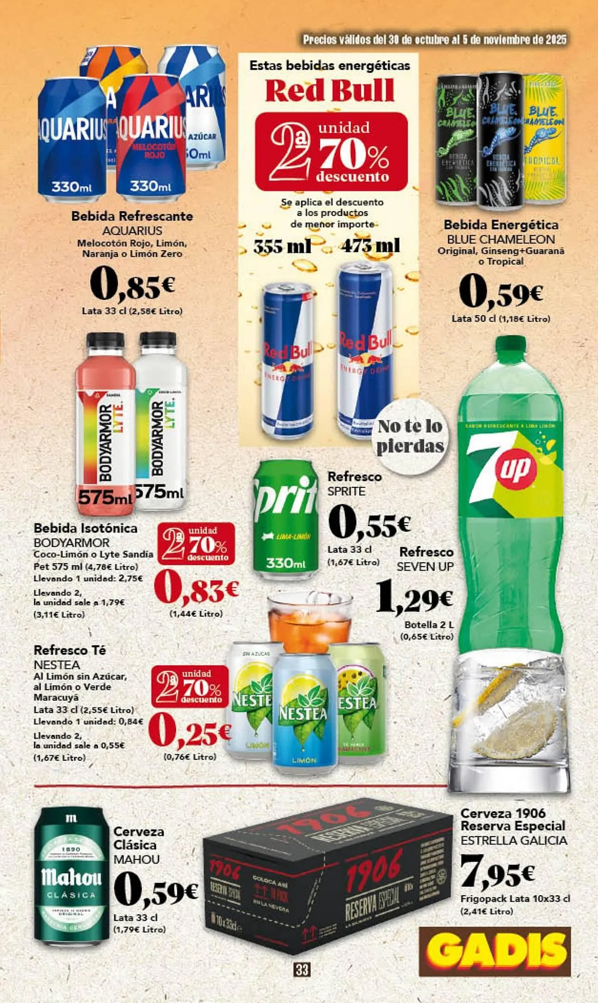 Catálogo de Folleto Gadis 30 de octubre al 5 de noviembre 2025 - Página 33