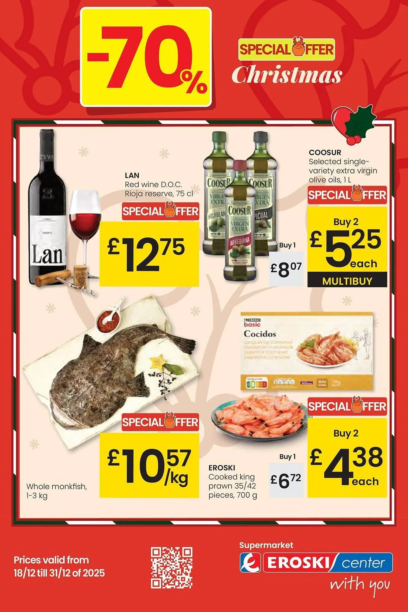Catálogo de Folleto Eroski 18 de diciembre al 31 de diciembre 2025 - Página 1