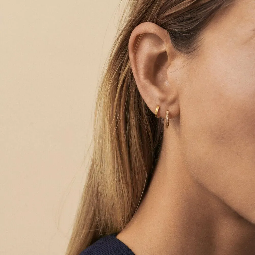 Piercing criolla CRIODIAM - Cristal / Dorado