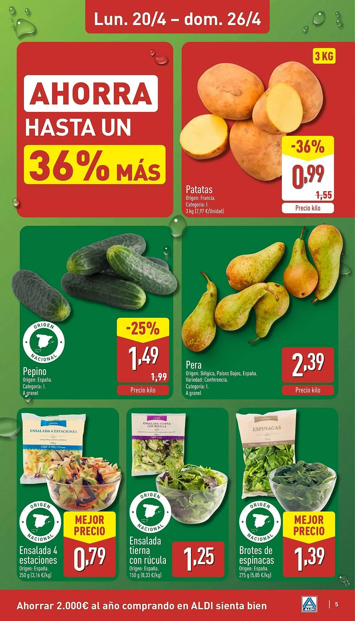 Catálogo de Folleto ALDI 20 de abril al 26 de abril 2026 - Página 5