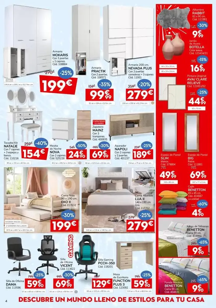Catálogo de ¡VOLVEMOS! GRAN REAPERTURA CONFORAMA ALFAFAR 27 de marzo al 30 de abril 2025 - Página 4