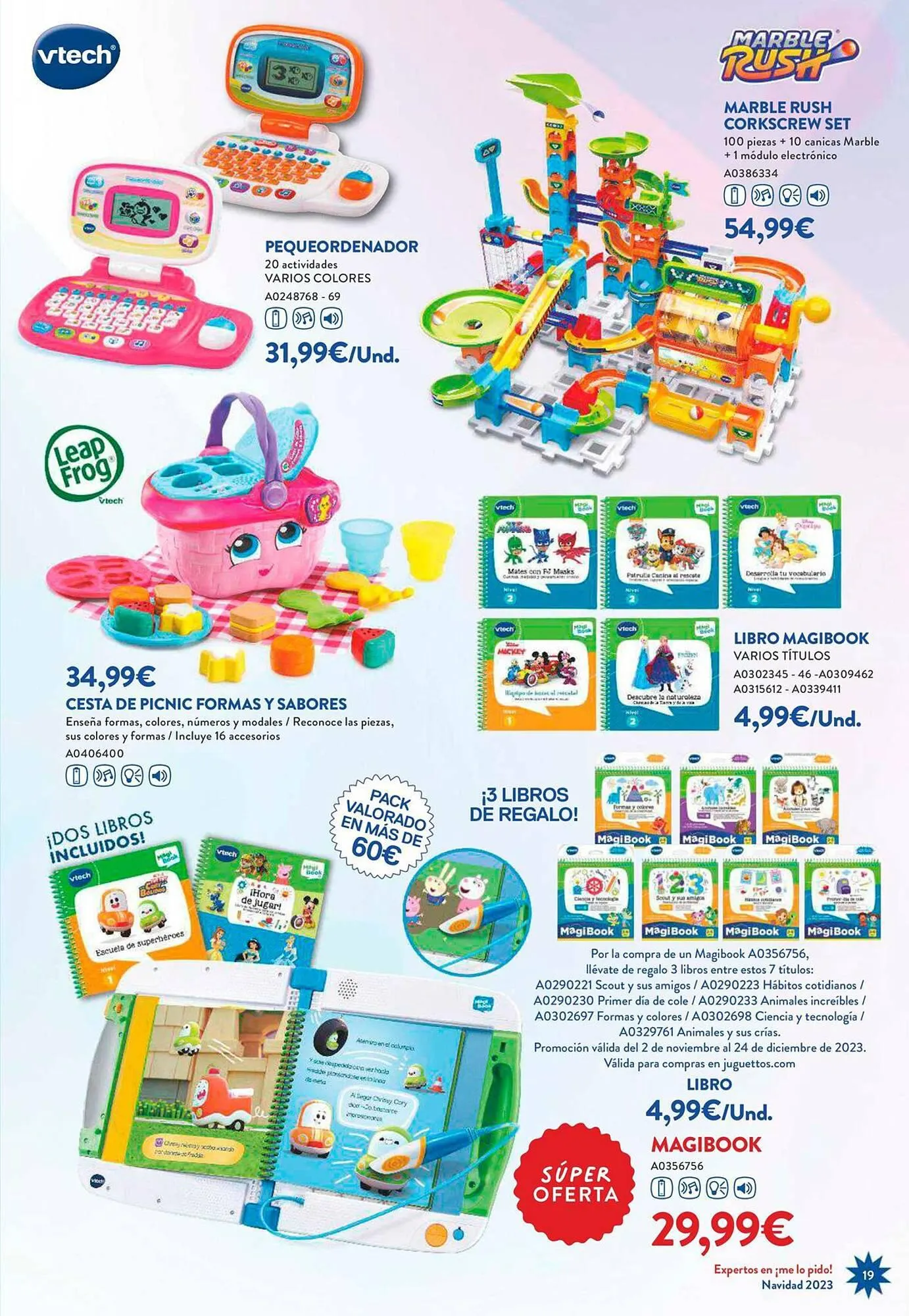 Catálogo de Folleto Juguettos 6 de noviembre al 24 de diciembre 2023 - Página 19