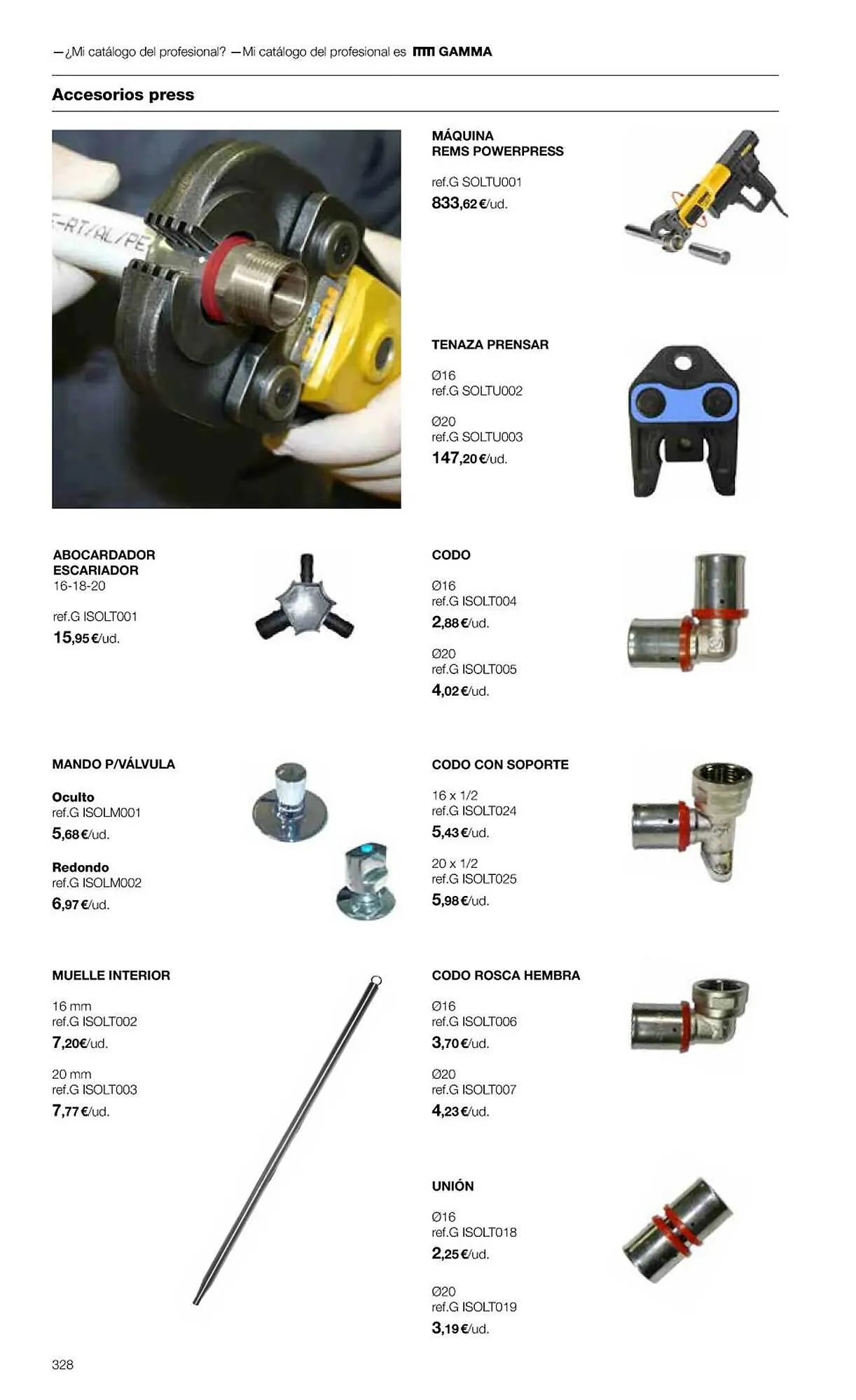 Catálogo de Folleto Grup Gamma 1 de febrero al 31 de diciembre 2023 - Página 330