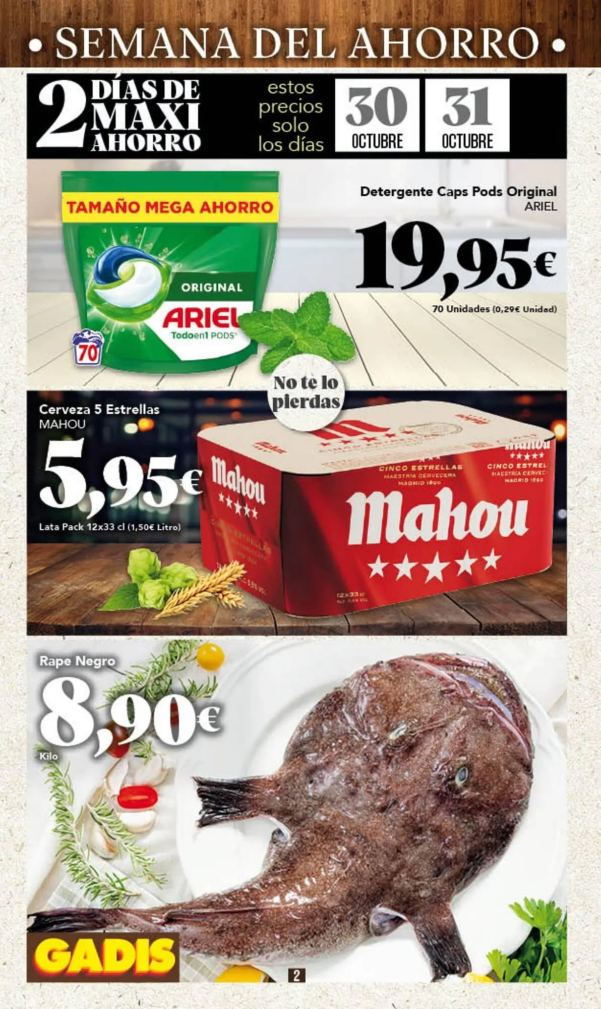 Catálogo de Folleto Gadis 30 de octubre al 5 de noviembre 2025 - Página 2