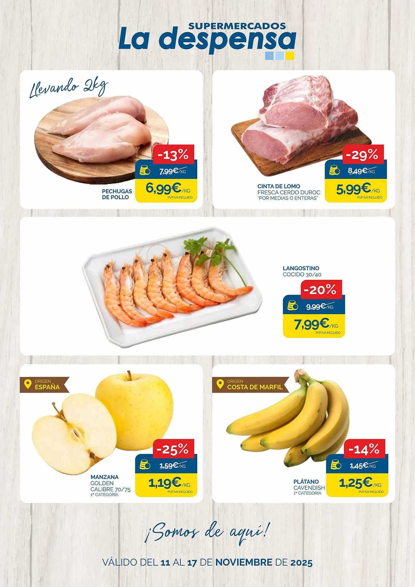 Catálogo de Folleto Supermercados La Despensa 11 de noviembre al 17 de noviembre 2025 - Página 1