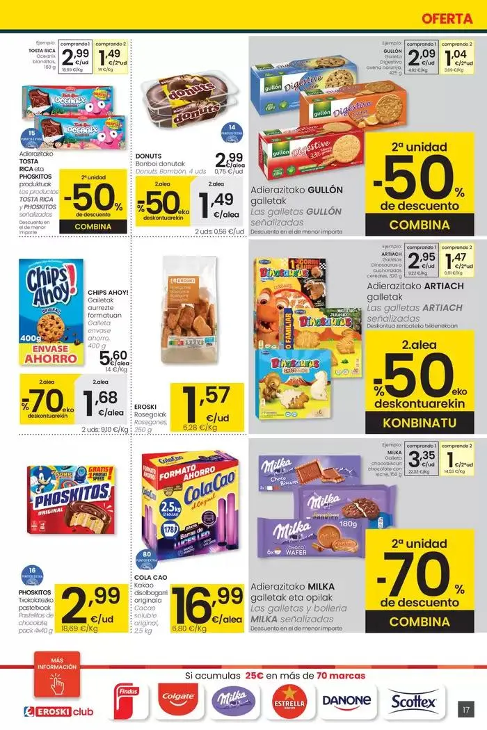 Catálogo de Prezio merkeagoa EROSKI CENTER 13 de marzo al 26 de marzo 2025 - Página 17