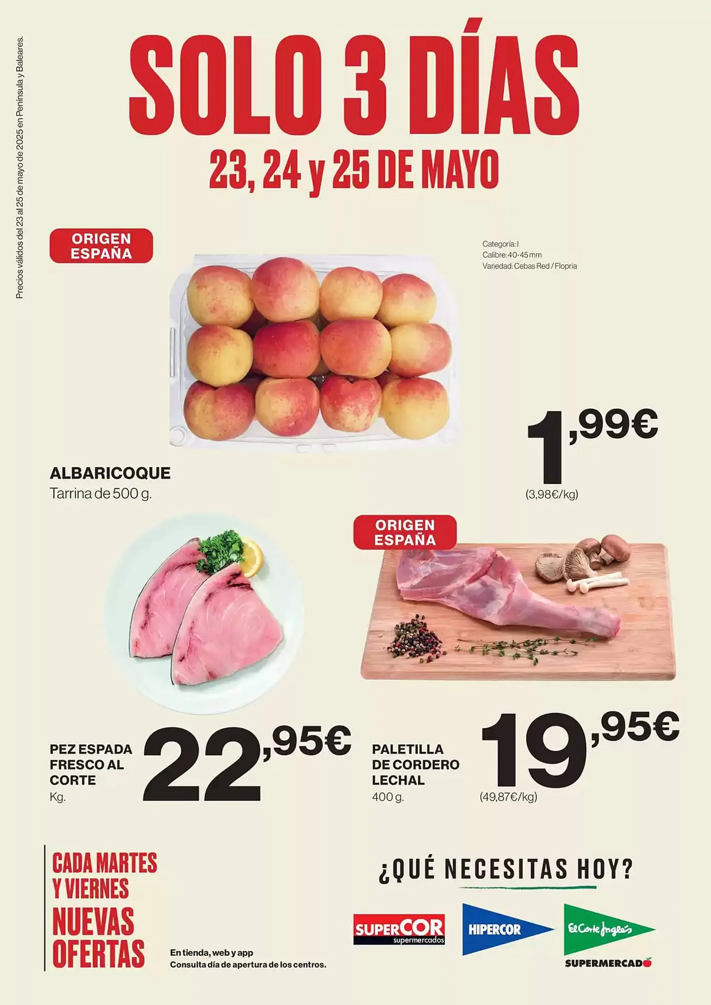 Catálogo de Folleto El Corte Inglés 23 de mayo al 25 de mayo 2025 - Página 1