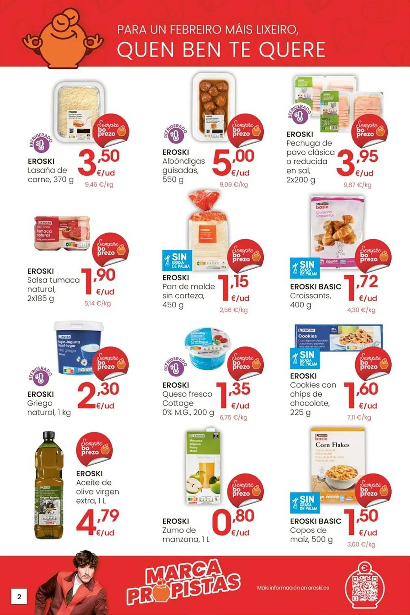 Catálogo de Folleto Eroski 12 de febrero al 25 de febrero 2026 - Página 2