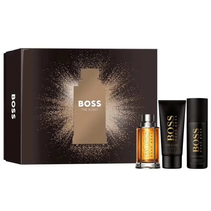 hugo boss the scent eau de toillete 100ml cofre 3 piezas