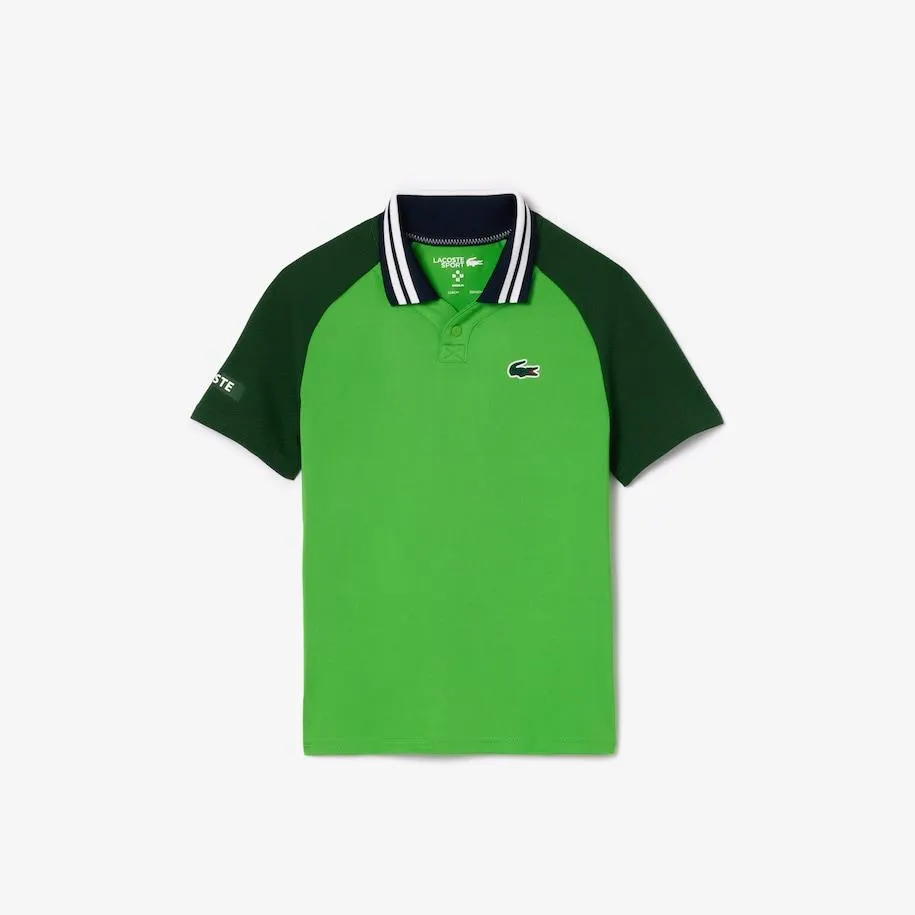 Polo Lacoste Sport × Daniil Medvedev de punto