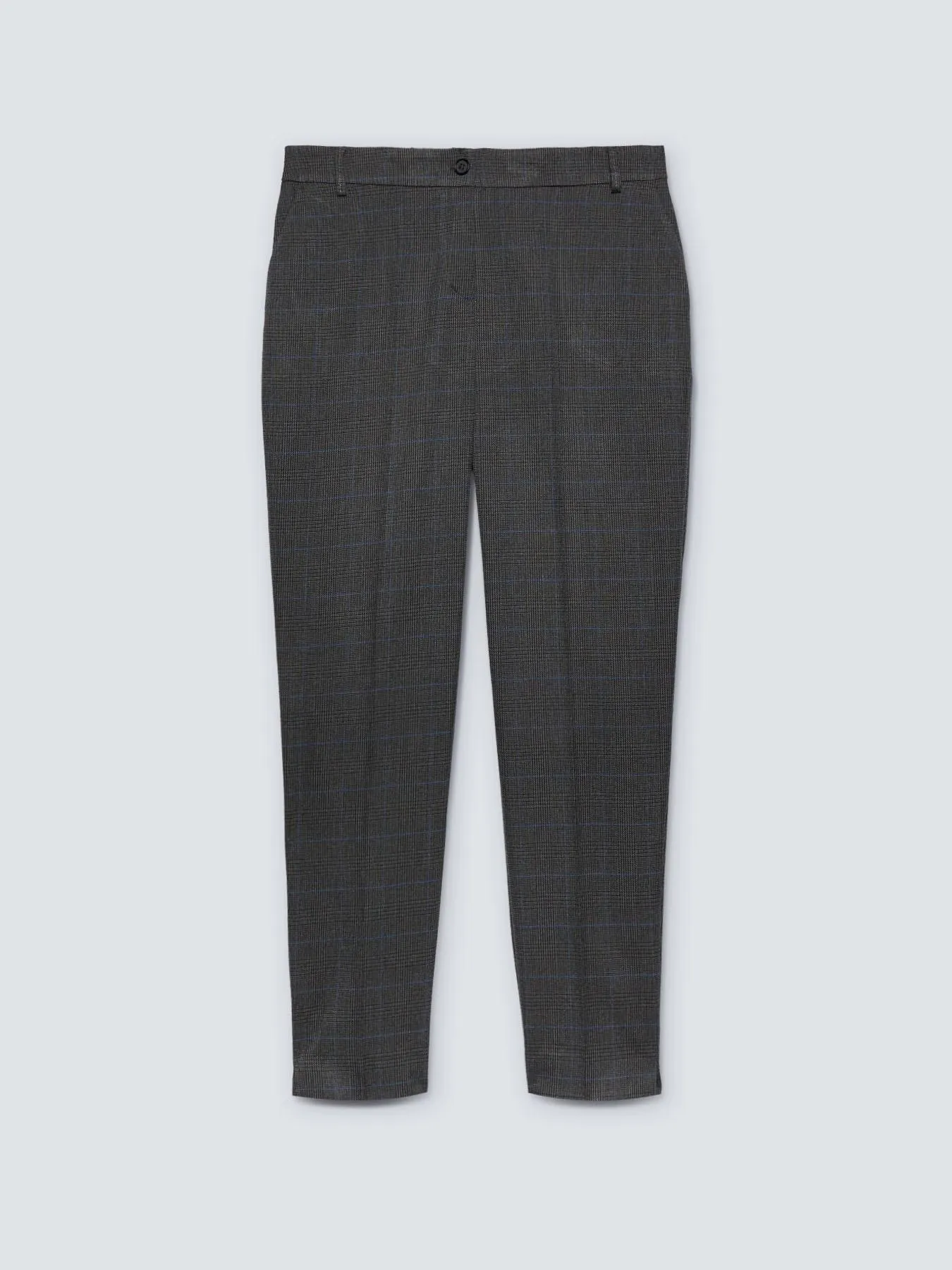 Pantalones rectos en príncipe de Gales