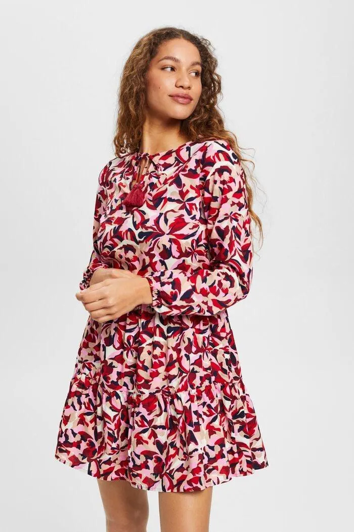 Vestido de playa estampado