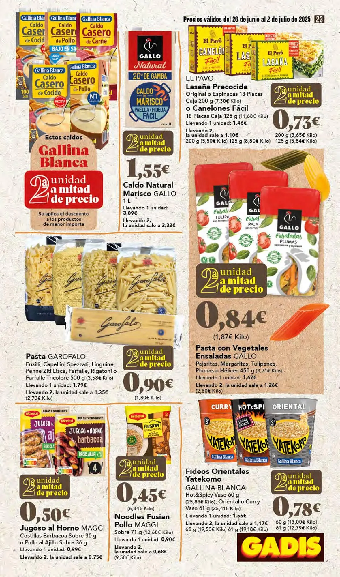 Catálogo de Folleto Gadis 26 de junio al 2 de julio 2025 - Página 23
