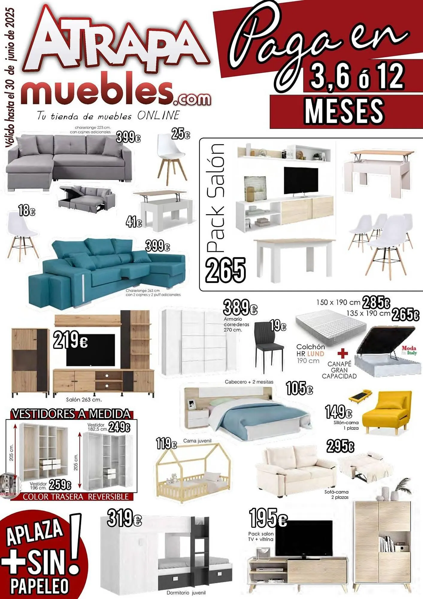 Catálogo de Folleto Atrapamuebles 2 de junio al 30 de junio 2025 - Página 1