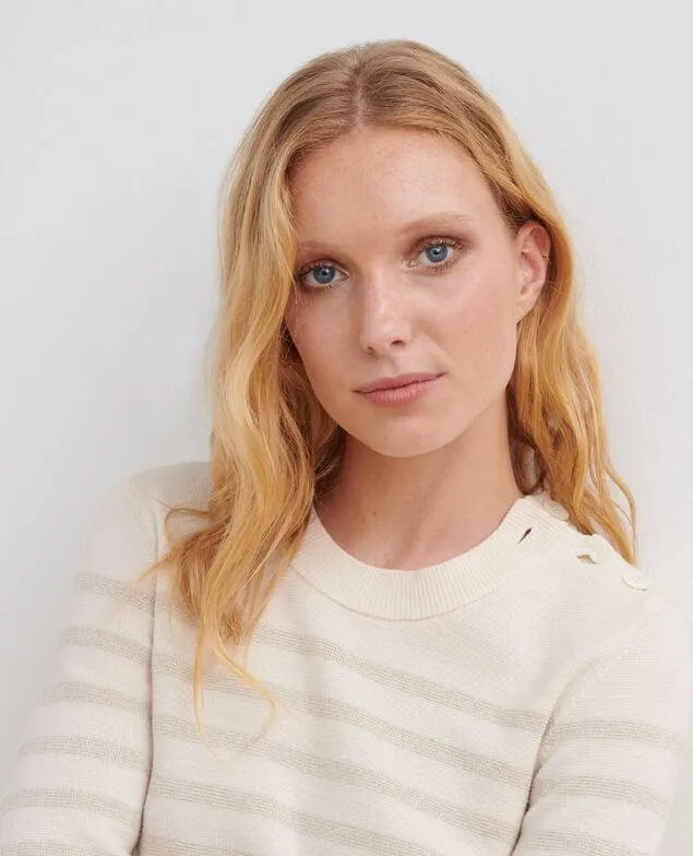 MADDY - Jersey marinero de lana merina