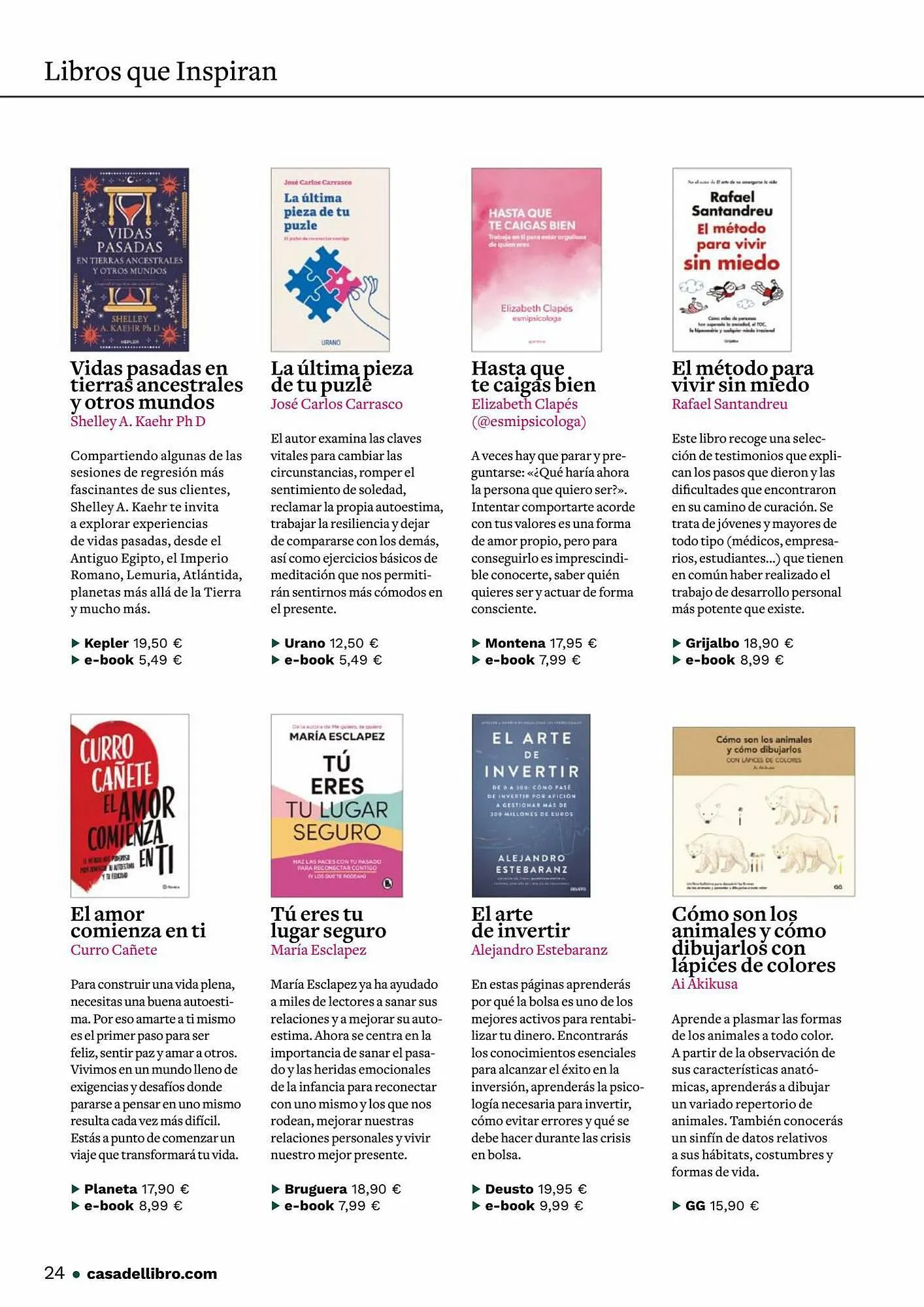 Catálogo de Folleto Casa del Libro 5 de julio al 31 de julio 2023 - Página 24