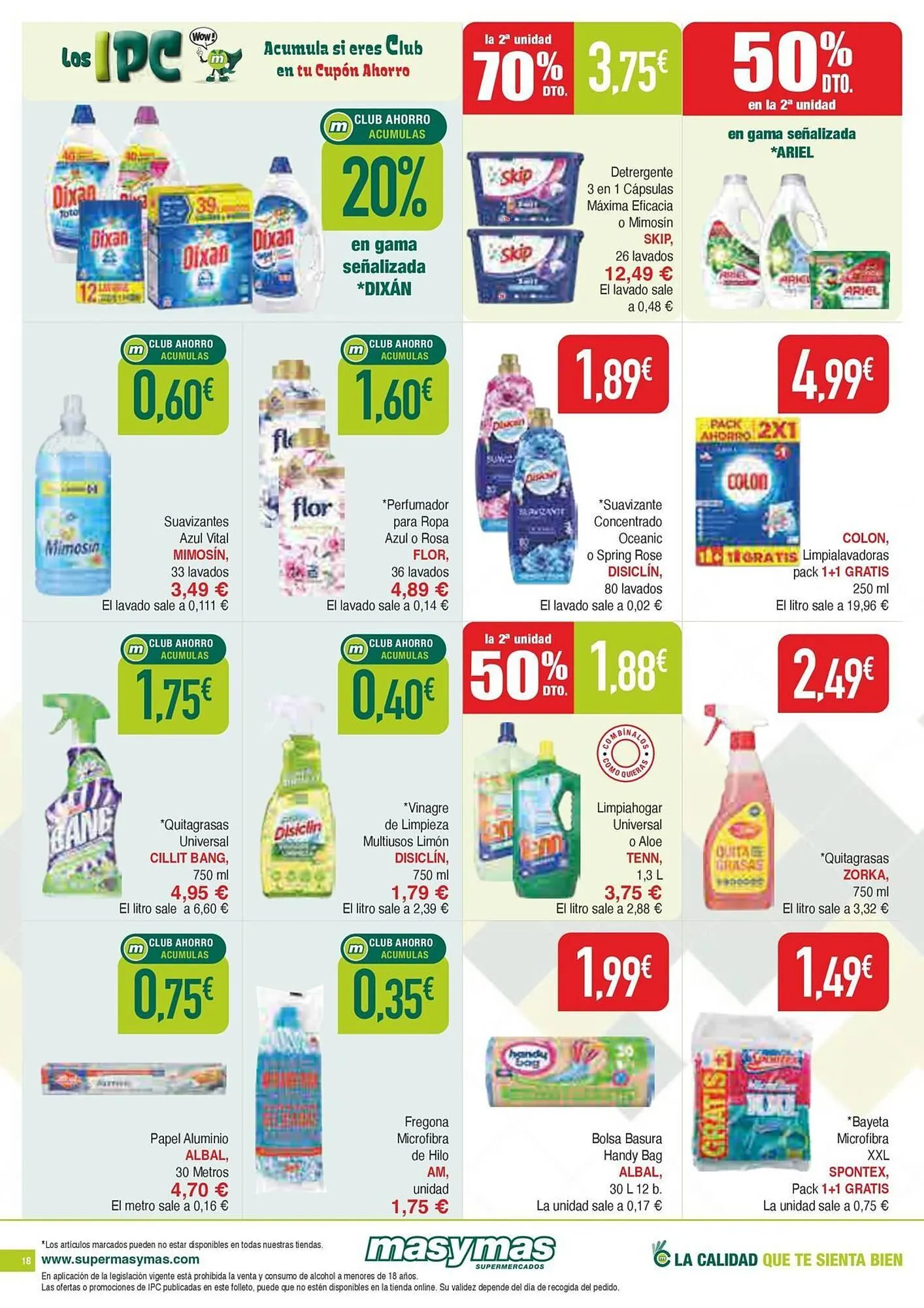 Catálogo de Folleto Masymas 31 de julio al 3 de septiembre 2025 - Página 18