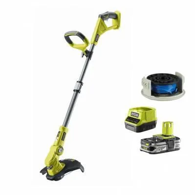 Coupe-bordures 18V - Ø coupe 25-30 cm - 1 bat Li-Ion 2,5 Ah + chargeur rapide + bobine Ø 1,6 mm (4,5 m) + couvercle