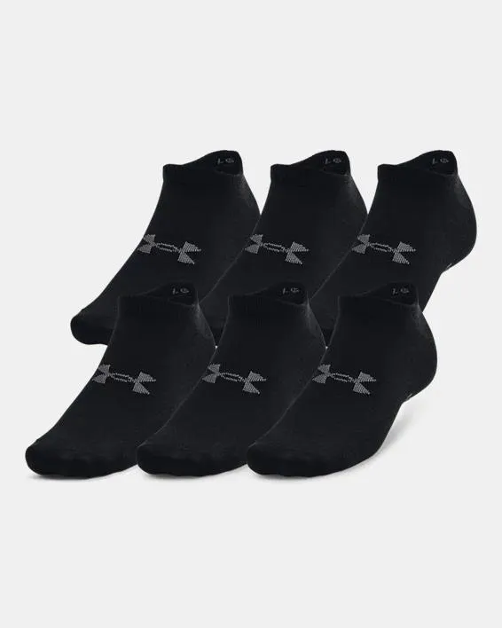 Paquete de 6 calcetines UA Essential No Show unisex
