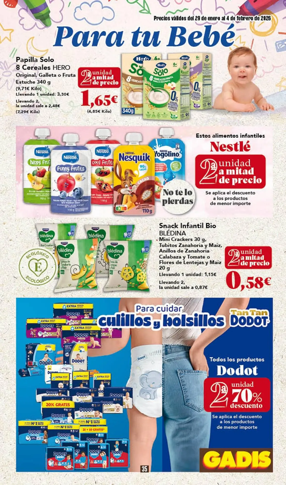 Catálogo de Folleto Gadis 29 de enero al 4 de febrero 2026 - Página 35