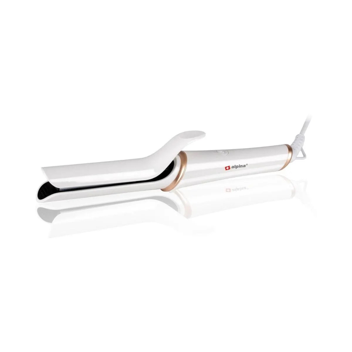 Plancha de pelo Alpina 200º cerámica blanco