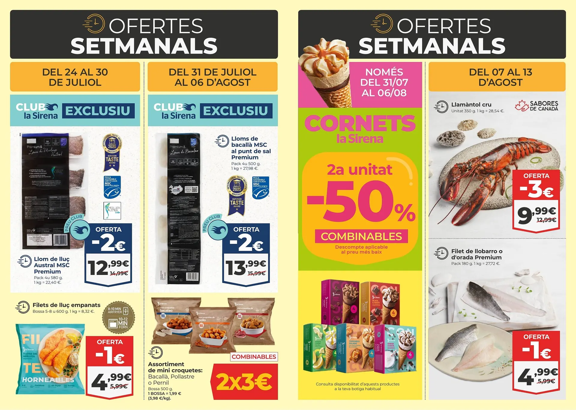 Catálogo de Folleto La Sirena 24 de julio al 13 de agosto 2025 - Página 2