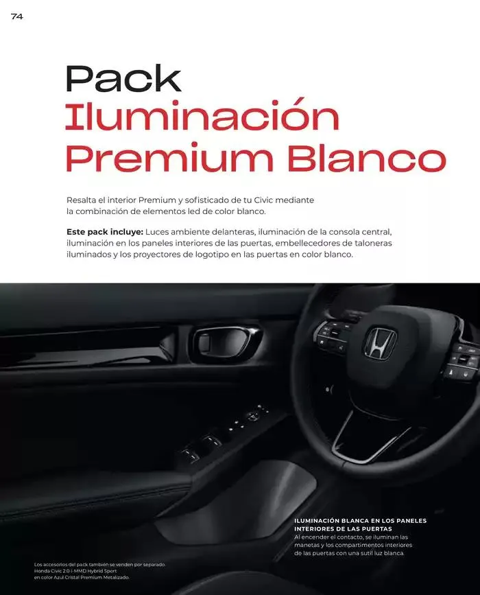Catálogo de Honda Civic-Hybrid 30 de agosto al 30 de junio 2025 - Página 74