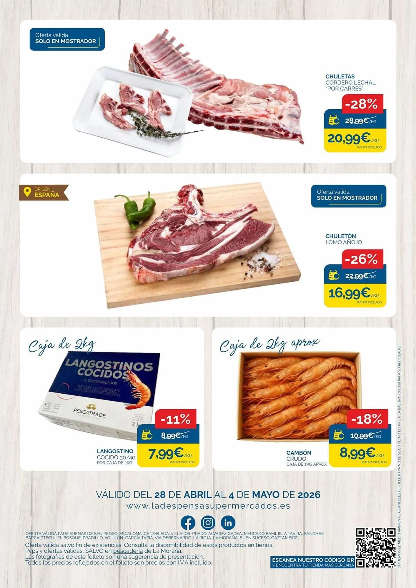 Catálogo de Folleto Supermercados La Despensa 28 de abril al 4 de mayo 2026 - Página 20