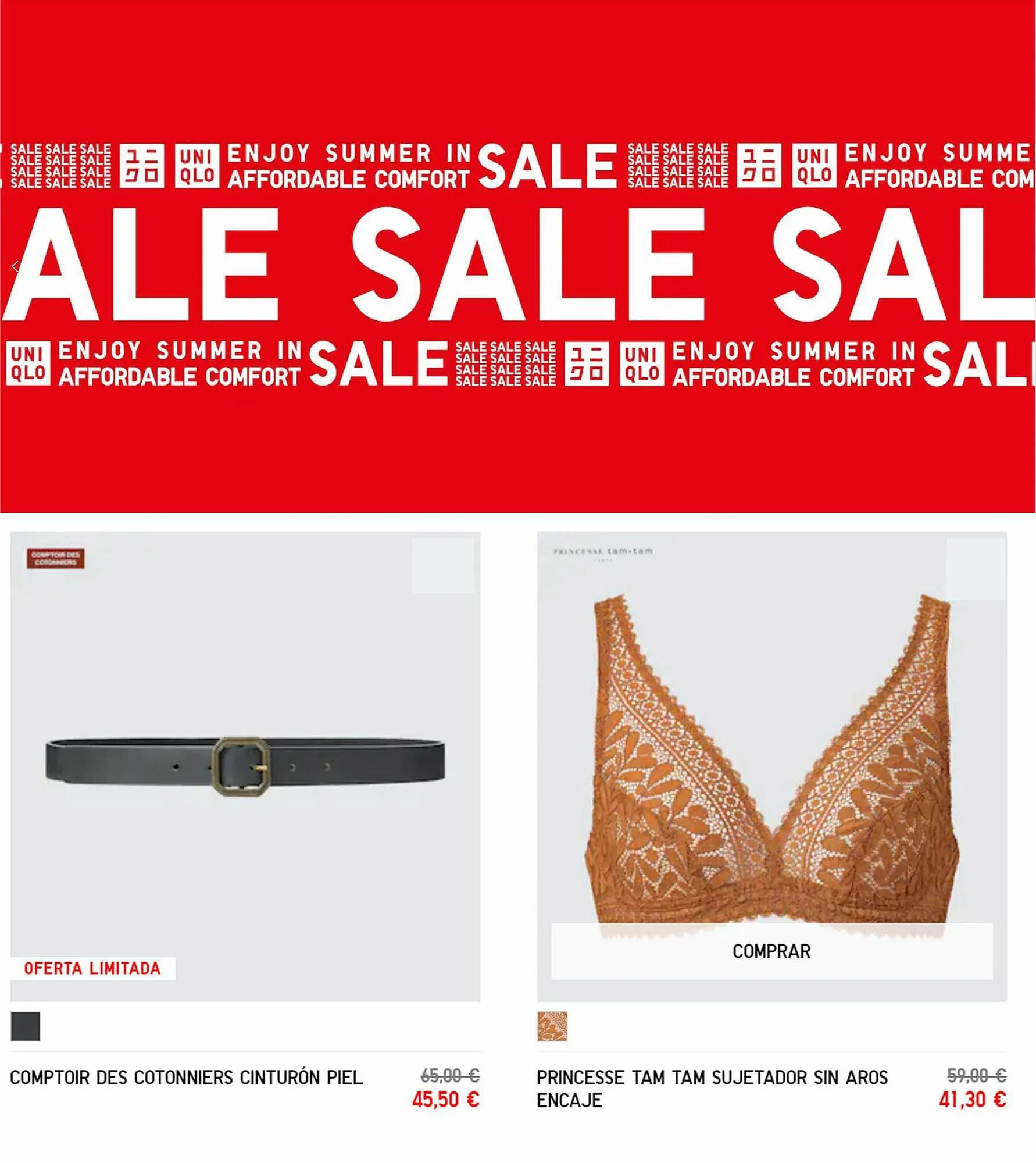 Catálogo de Folleto Uniqlo 28 de junio al 27 de julio 2023 - Página 3