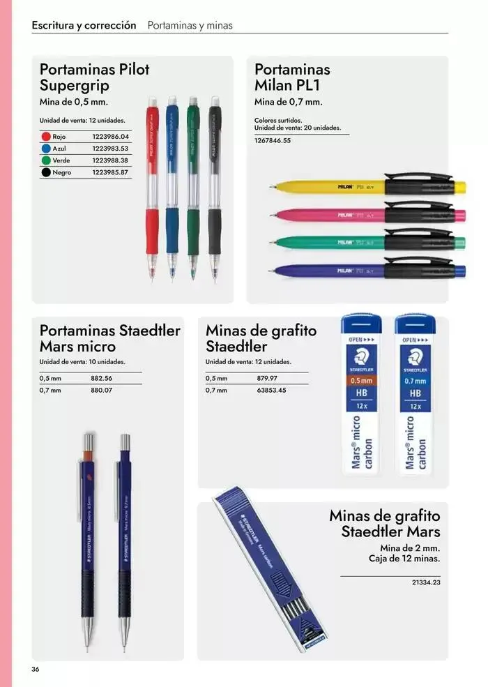 Catálogo de Catálogo Escolar 2025-2026 6 de mayo al 31 de diciembre 2026 - Página 38
