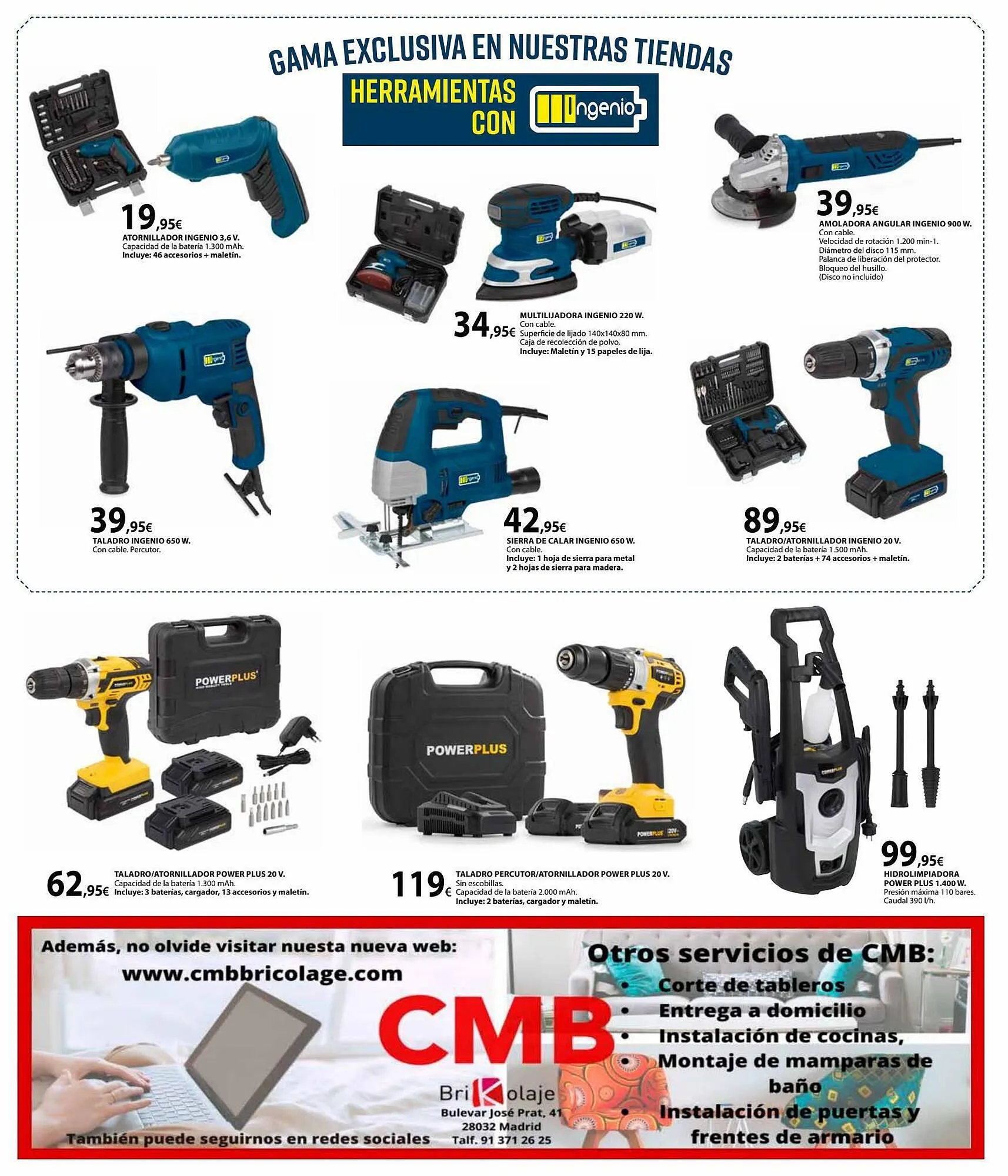 Catálogo de Folleto CMB Bricolage 6 de julio al 24 de julio 2023 - Página 8